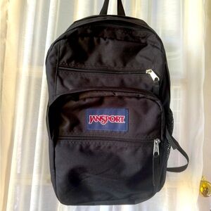 Nearly new black Jansport classic backpack.